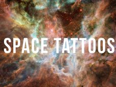 Space Planet Tattoo Designs
