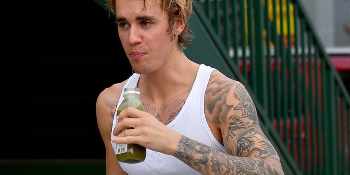 Tattoos Ink on Justin Bieber